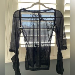 Helmet Lang Sheer Shirt